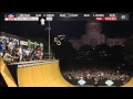 Simon Tabron scores a 86.33 in Run 2 in BMX Vert Final